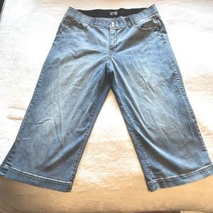 Wide Leg Relaxed Blue Jeans